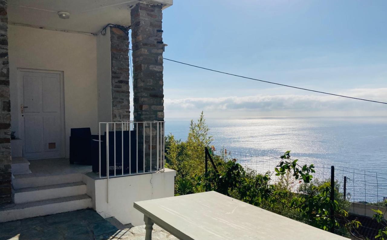Maison Mediterraneo - Rez De Villa, Vue Imprenable Sur La Mer Pietranera Eksteriør bilde