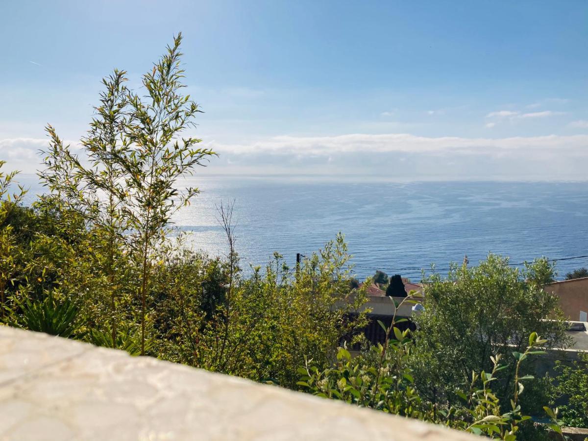 Maison Mediterraneo - Rez De Villa, Vue Imprenable Sur La Mer Pietranera Eksteriør bilde