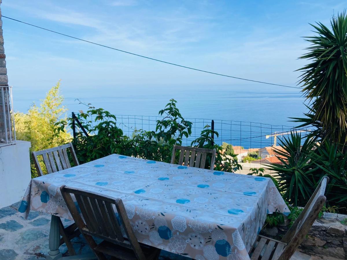 Maison Mediterraneo - Rez De Villa, Vue Imprenable Sur La Mer Pietranera Eksteriør bilde